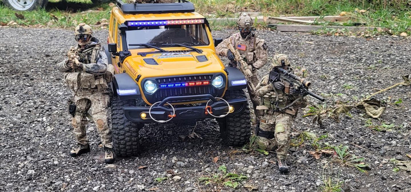 Customer photo review of 1/7 Scale 4WD Brushed RC Crawler MK-07