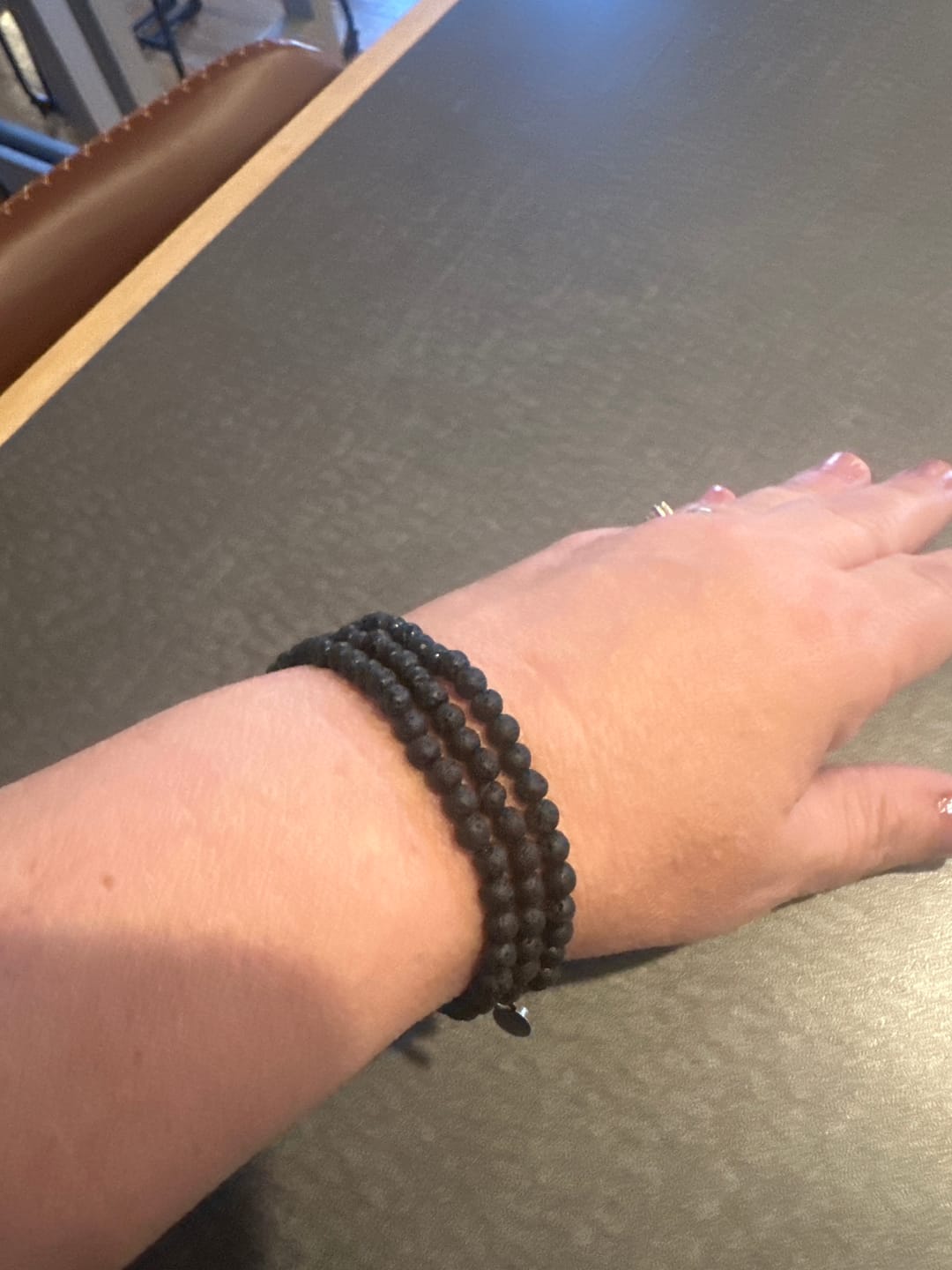 Customer photo review of Lava Rock Bracelet Mini