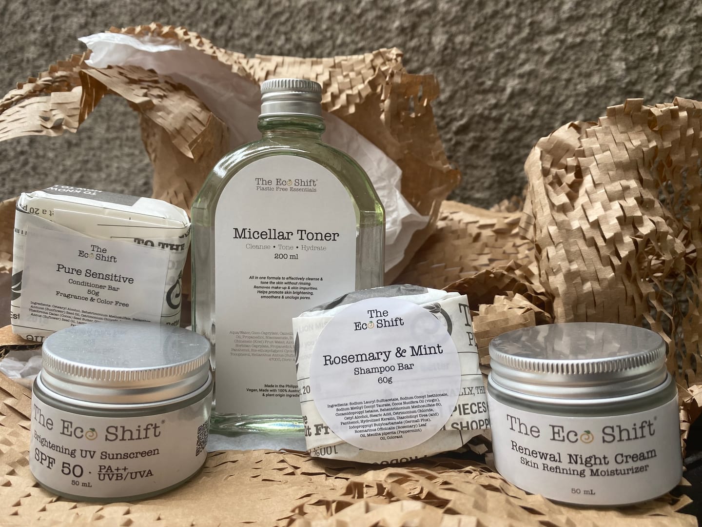 Customer photo review of Brightening UV Sunscreen & Skin Primer with SPF 50