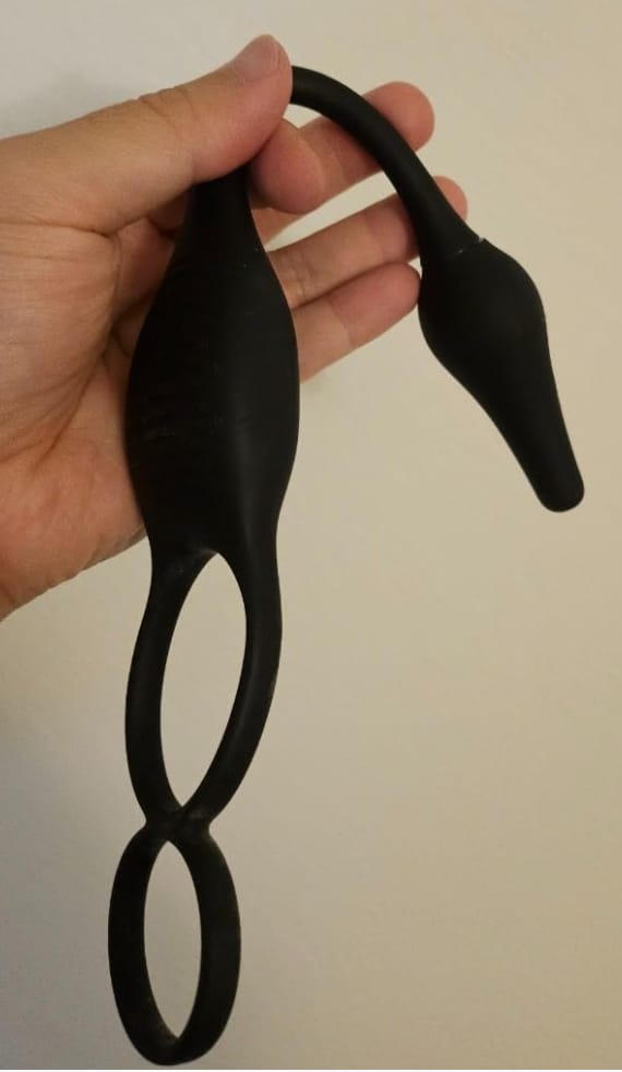 Customer photo review of Vibrating Cock Ring Prostate Massager - 4 in 1 Couple Joy