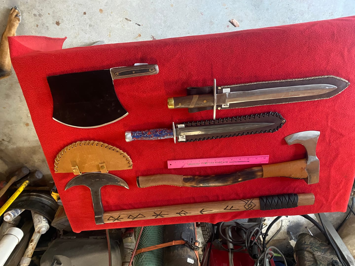 Customer photo review of 2" x 72" Sanding Belts for Stock Removal