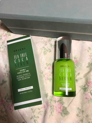 Customer photo review of Orjena Tea Tree Cica Serum 45ml