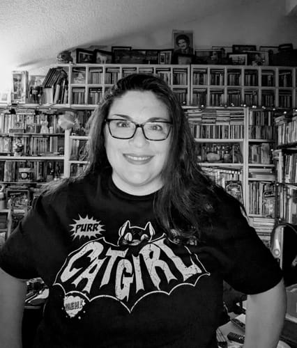 Customer photo review of The Catgirl Vintage Rockabilly T-Shirt