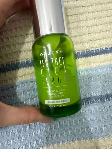 Customer photo review of Orjena Tea Tree Cica Serum 45ml