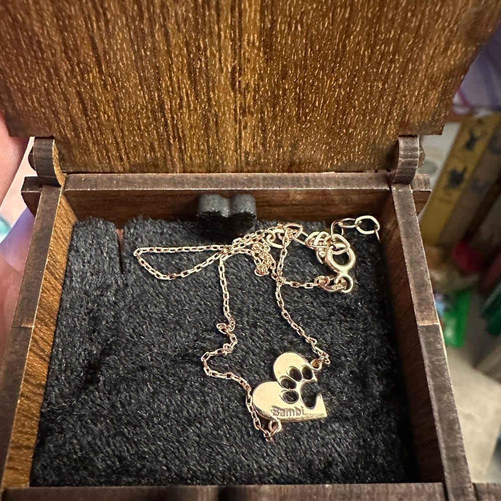 Customer photo review of Customized Pet Paw Bracelet