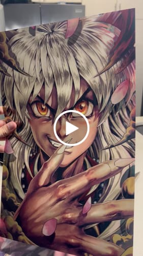 Customer video review of 3D Transition [Half-Breed] Lenticular Print