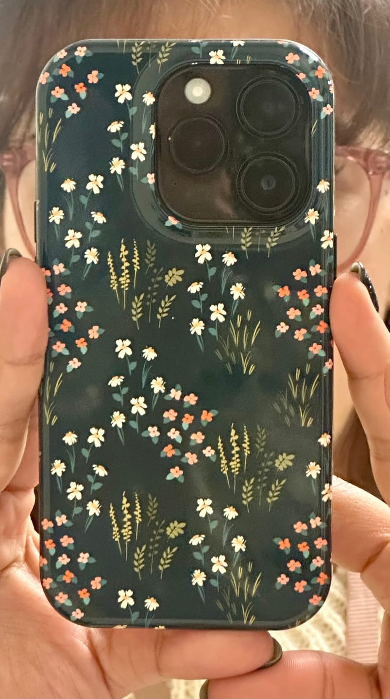 Customer photo review of Midnight Flora - Tough Phone Case (MagSafe)