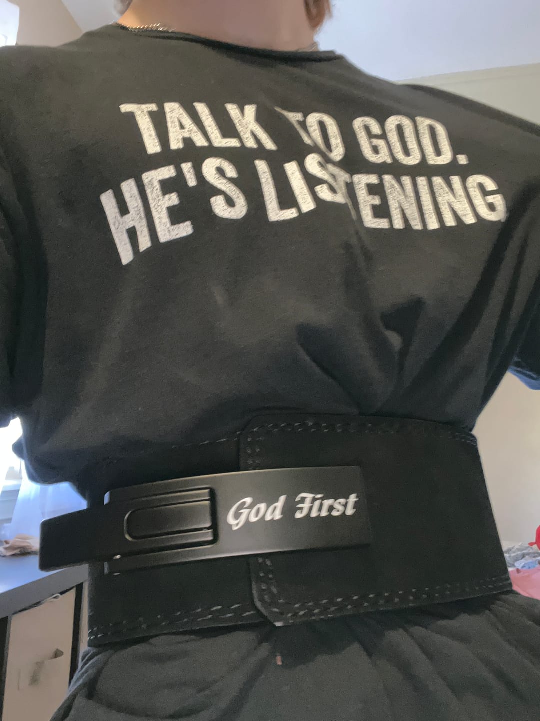 Customer photo review of 10MM Premium Lever Belt