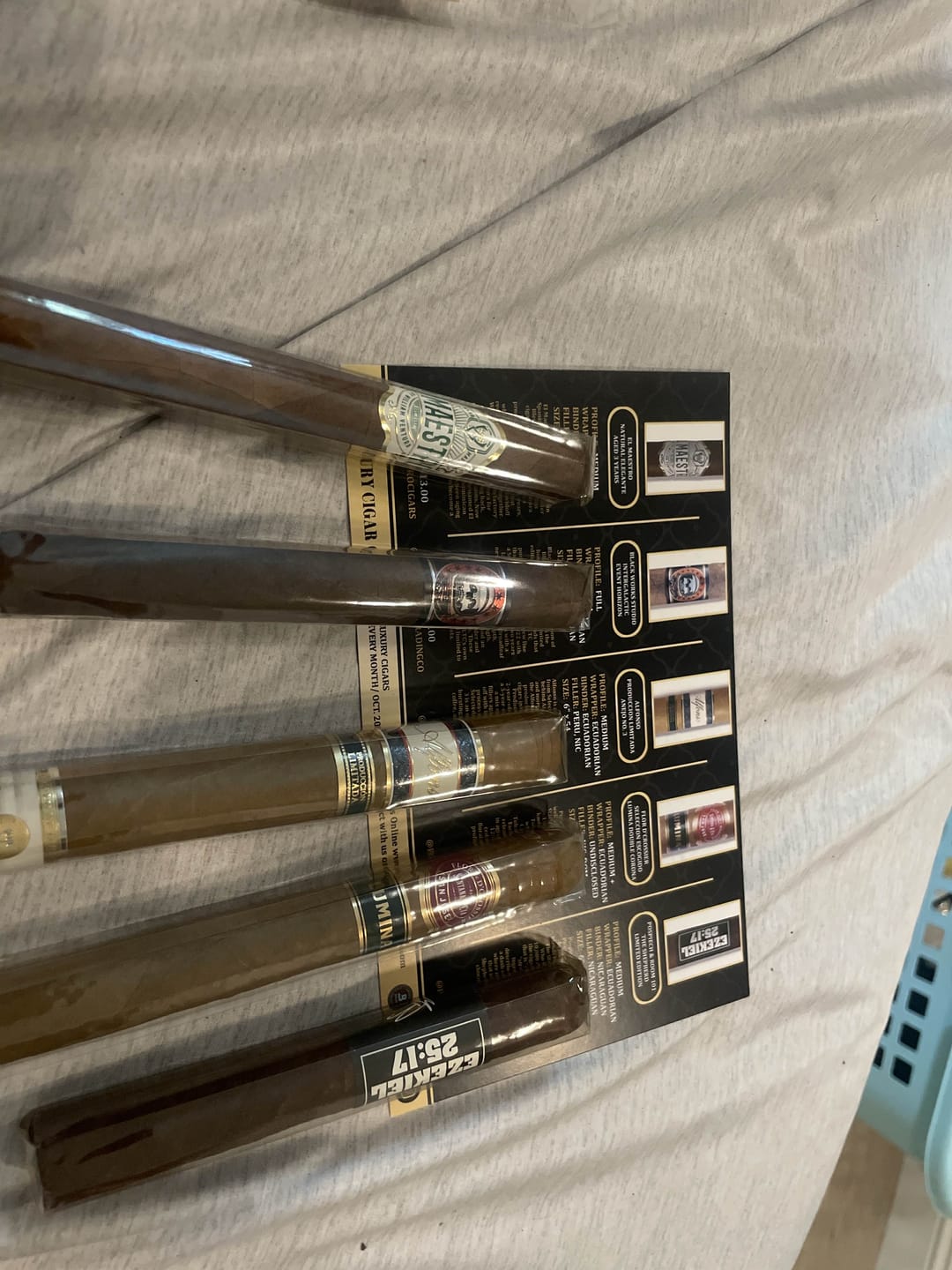 Customer photo review of Sapphire Subscription Luxury Cigars Monthly