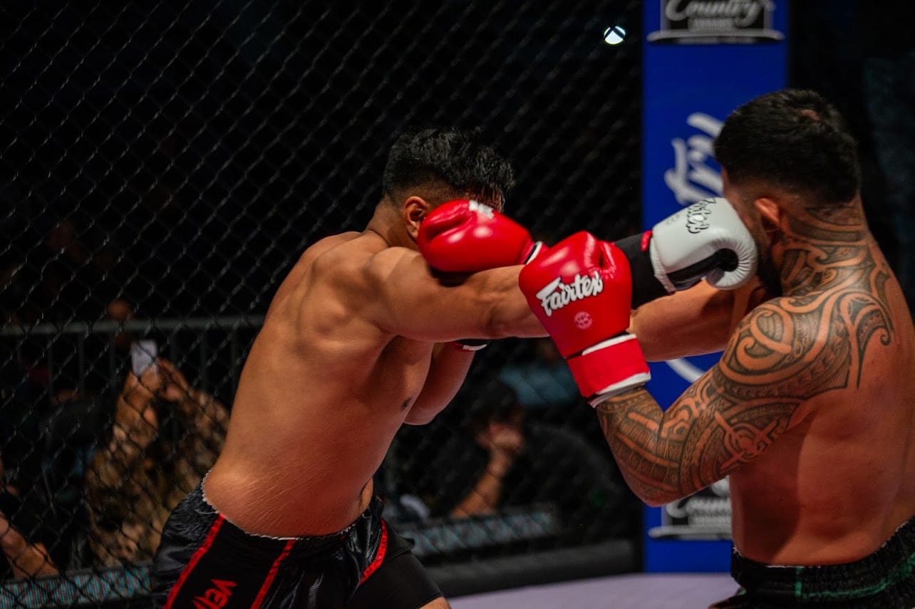 Customer photo review of Fairtex BGV1 Red/Black/White Muay Thai Boxing Glove