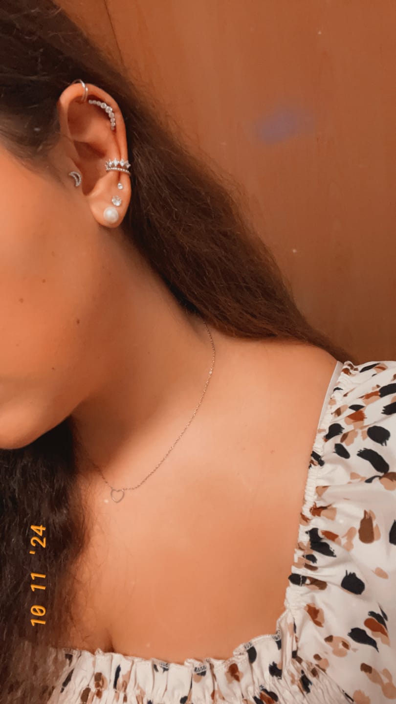 Customer photo review of Mila Ear Cuff | 925 Echtsilber
