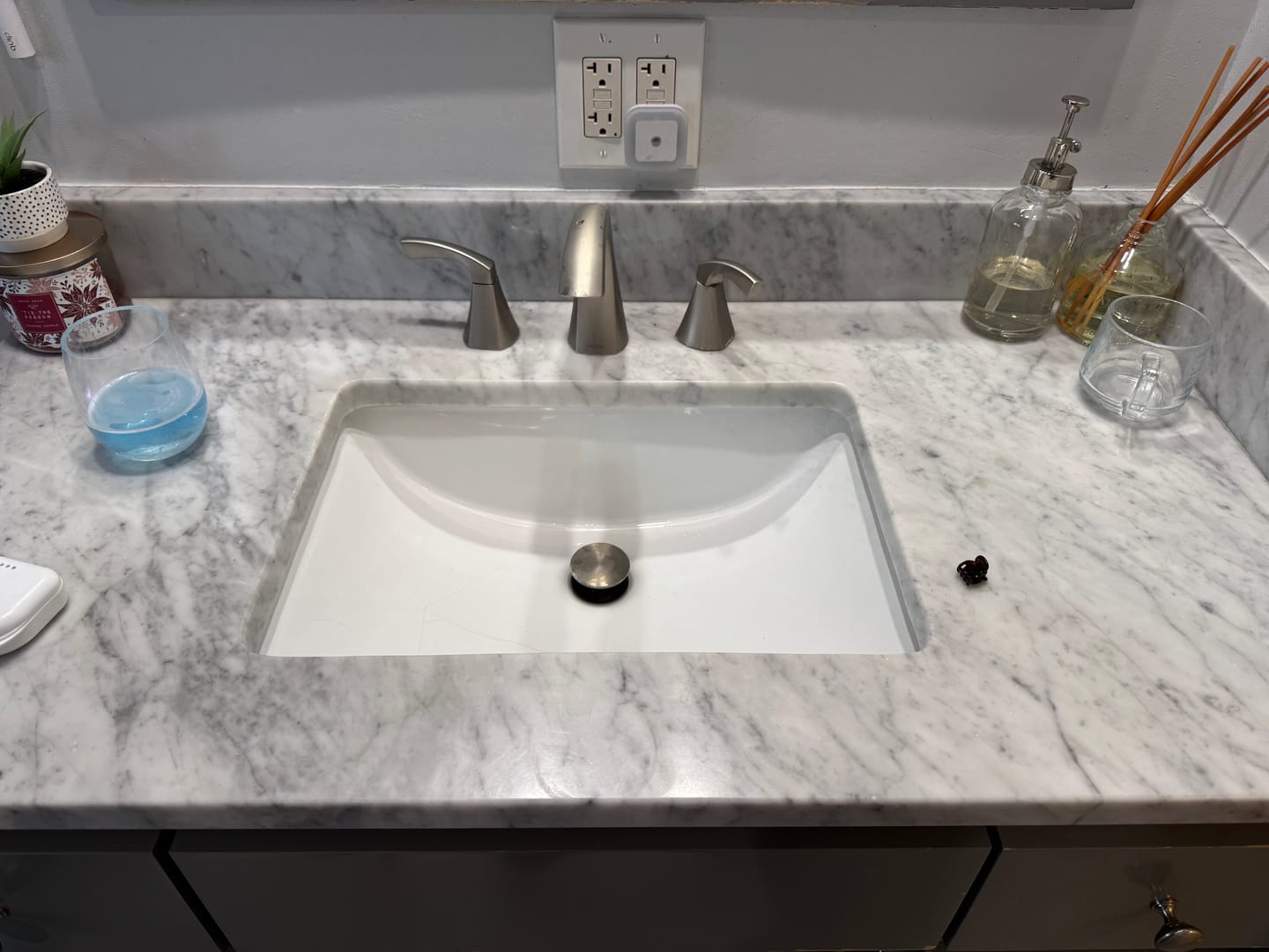 Customer photo review of Stone Polishing Kit - 5" Magic Renova Kit for countertops and small areas