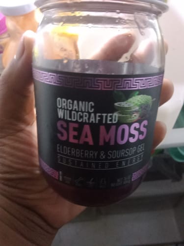 Customer photo review of Elderberry and Soursop Infused Sea Moss Gel