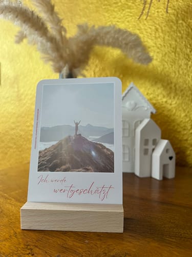 Customer photo review of Dein persönliches Wachstum – 52 Challenges & Affirmationskarten