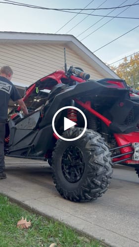 Customer video review of Can-Am X3 Muffler Delete " Slip On " Exhaust Race Pipe