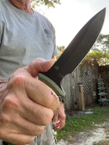 ARMORED M Damascus Blck Titanium | EDC Liner Lock Pocket Knife