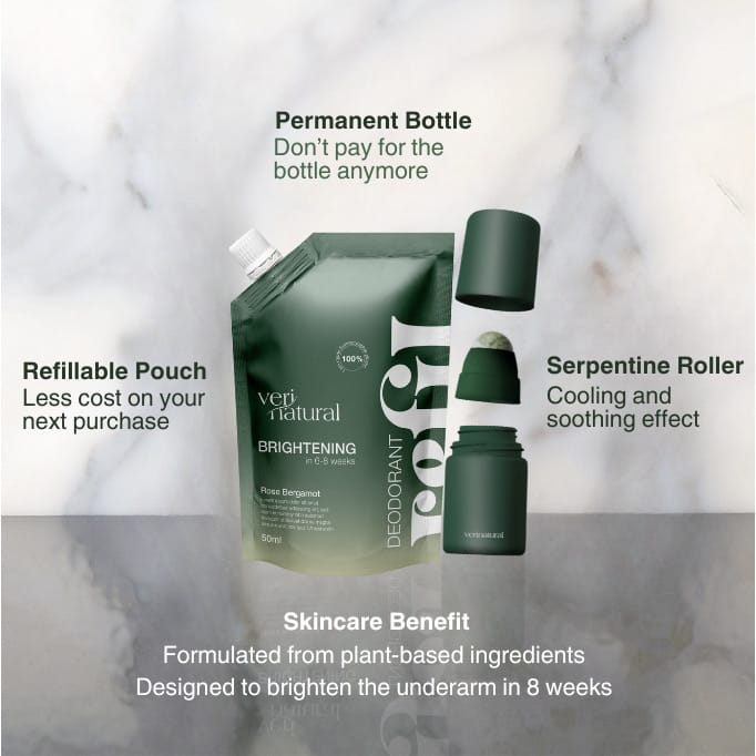 Customer photo review of Refillable Roll-on Deodorant
