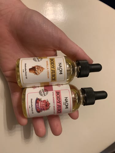 Customer photo review of BOGO Naomi Body Juice Oil