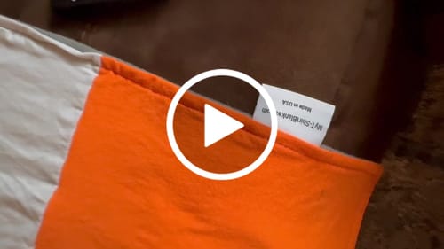 Customer video review of Classic T-Shirt Blanket
