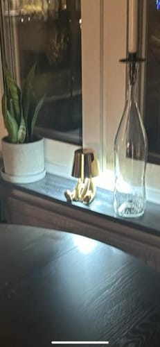 Customer photo review of Bordslampa - Thinkerlamp guld