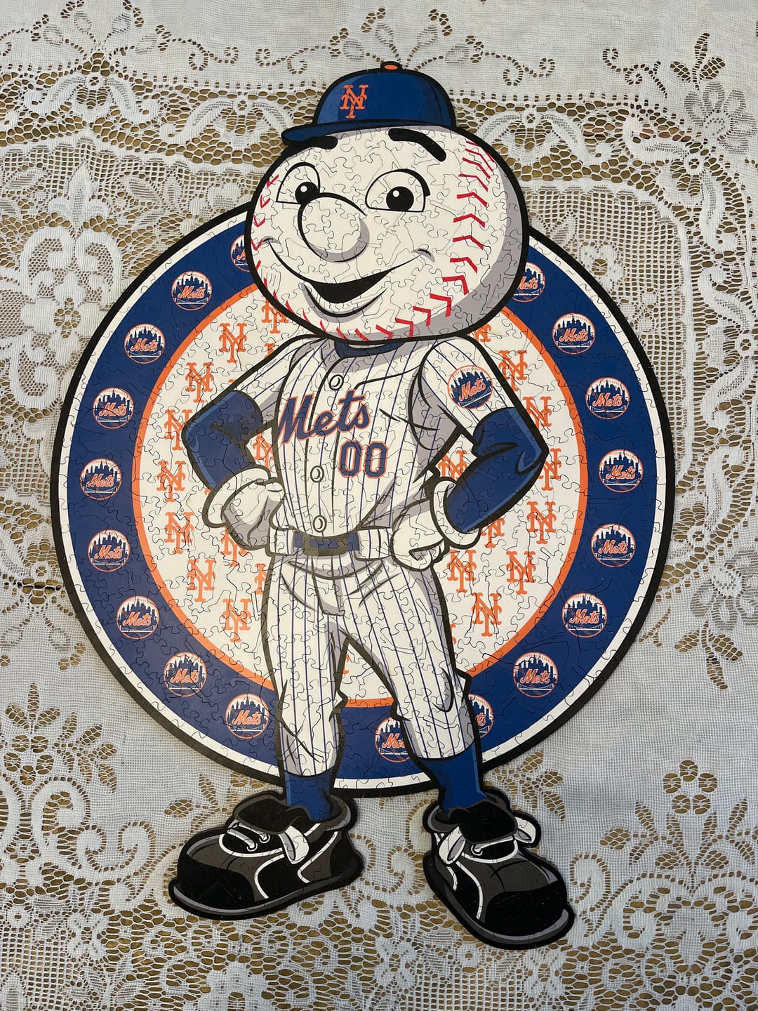 Customer photo review of New York Mets™ Mascot - Wooden Puzzle