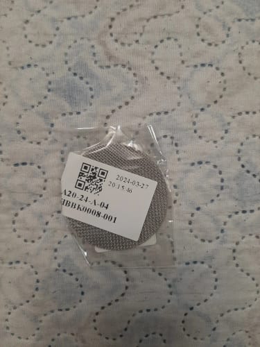 Customer photo review of Espresso Puck Screen
