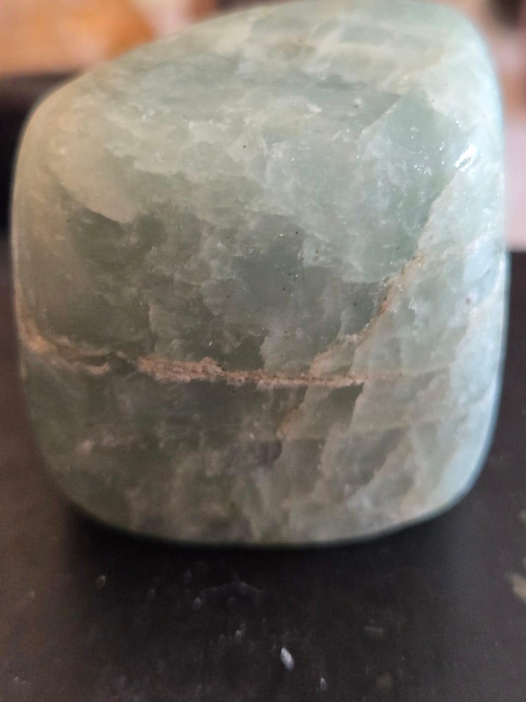 Customer photo review of Aguamarina rodado | Armonía - Tranquilidad