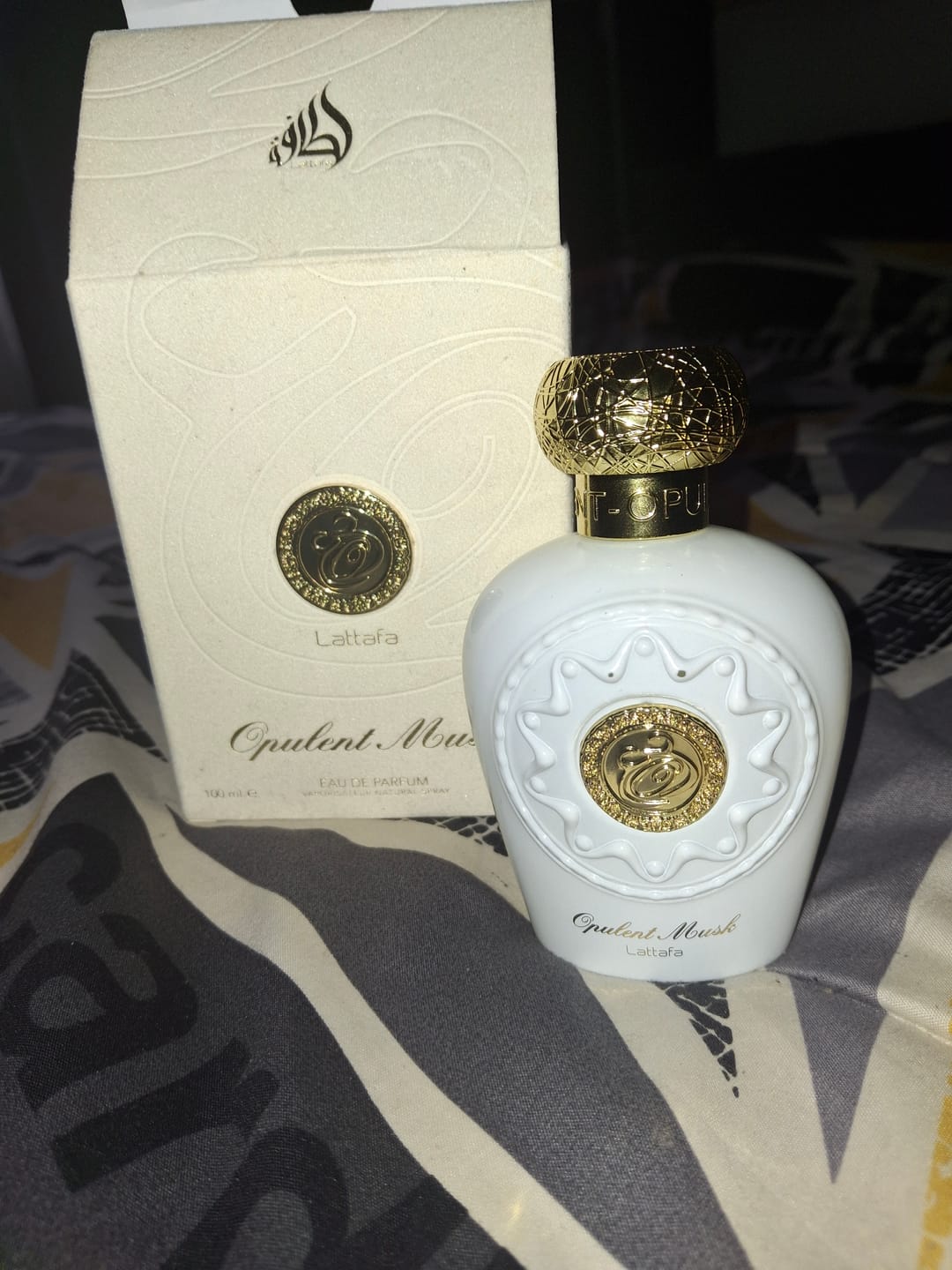 Customer photo review of Opulent Musk Lattafa Perfumes EDP 100ml
