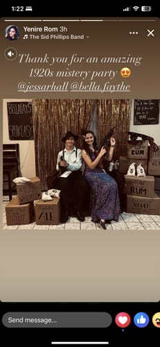 Customer photo review of 1920s Murder Mystery Game Kit