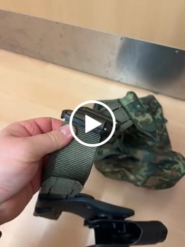 Customer video review of Tactical Belt in steingrau- oliv