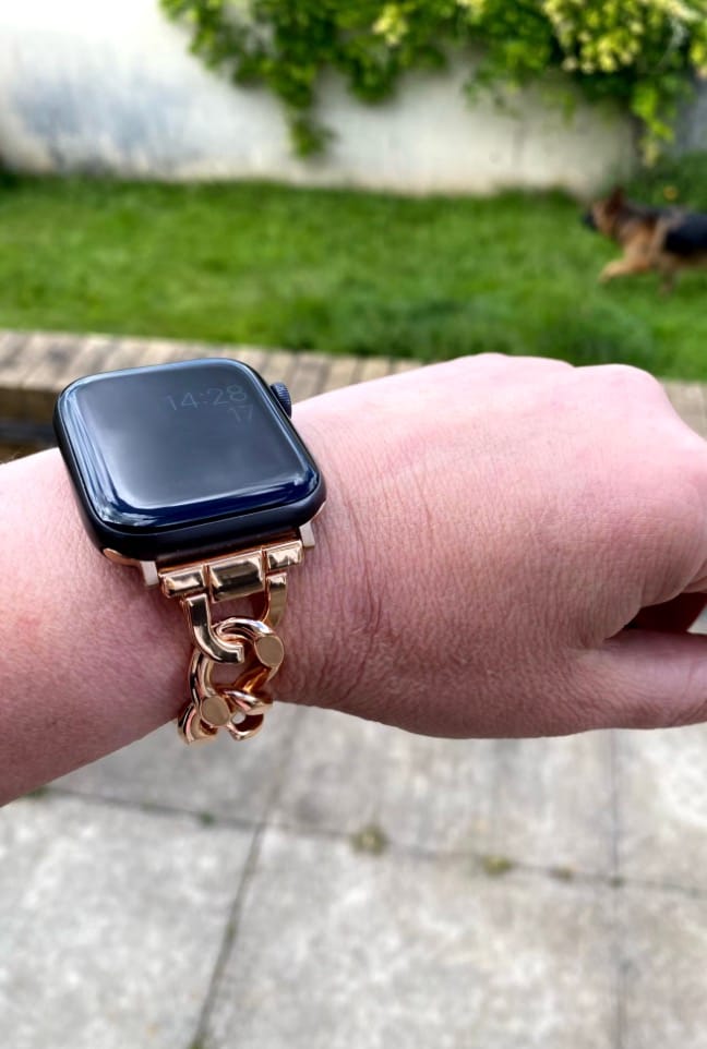 Customer photo review of NEU: Apple Watch Metallarmband "Cecile"