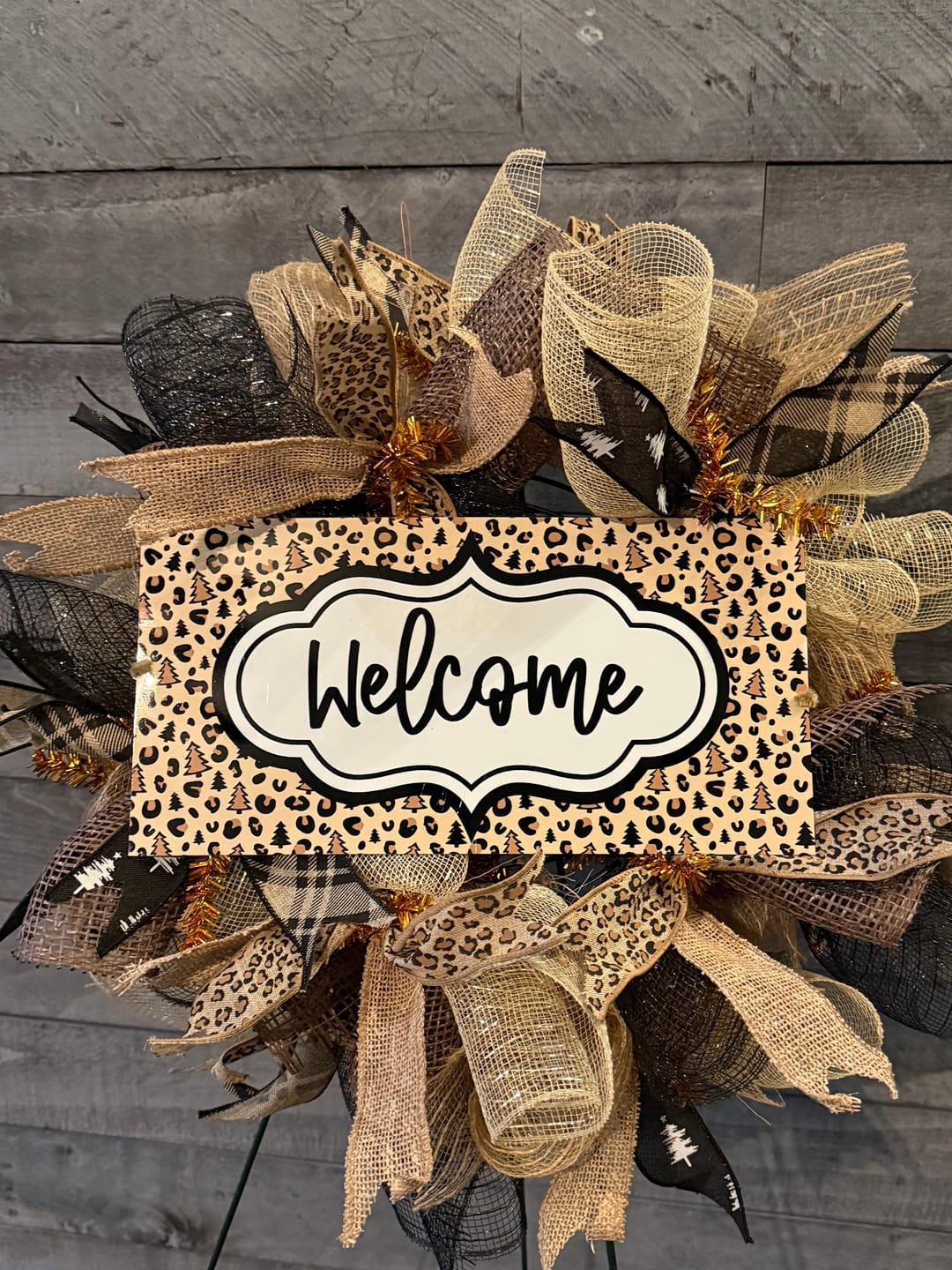 Customer photo review of Fundraiser Pack - Variety 10 Pack of Slightly Imperfect Metal Signs, Sign For Wreaths
