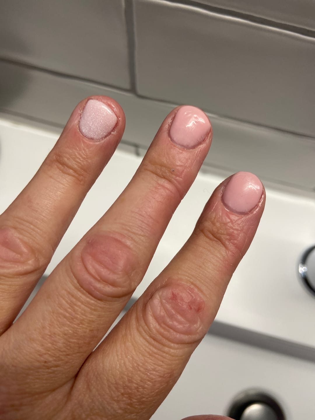Customer photo review of Latte Dipping Powder