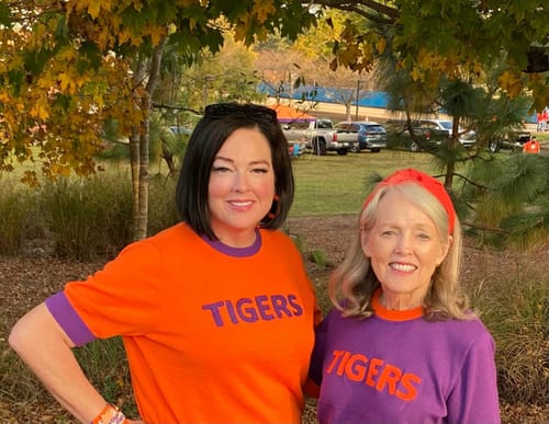 Customer photo review of Tigers Sweater Top - Orange