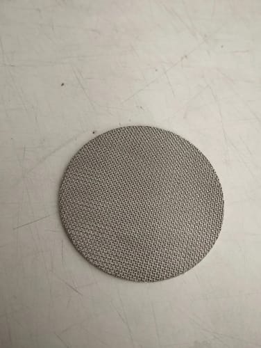 Customer photo review of Espresso Puck Screen
