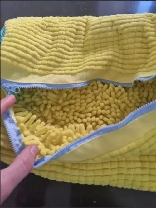 Customer photo review of MagicWipe™ Shoe Wash Bag