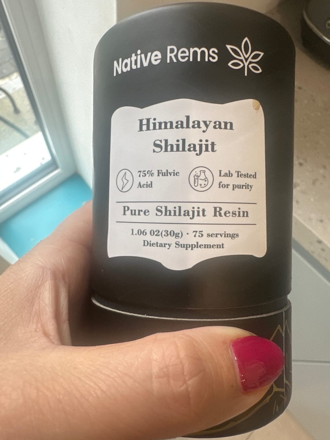 Customer photo review of Native Shilajit
