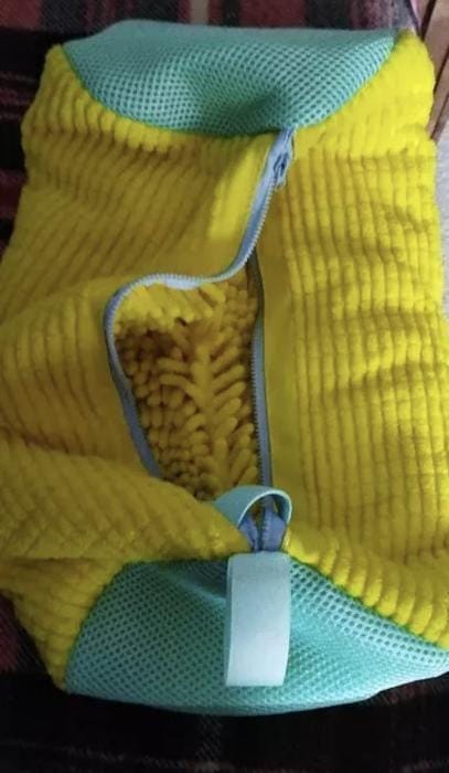 Customer photo review of MagicWipe™ Shoe Wash Bag