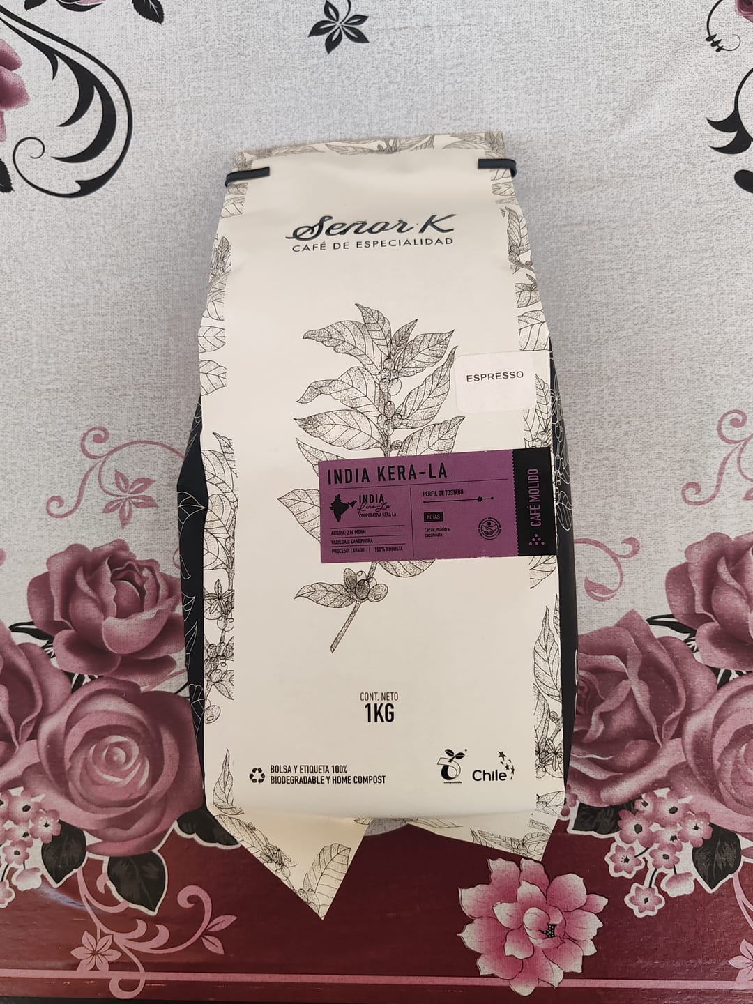 Customer photo review of Café de especialidad de la India | Kera La Bolsa 1 KG