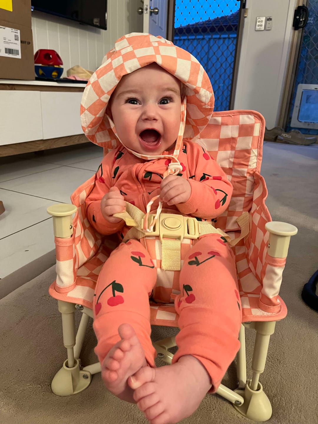 Customer photo review of Isla baby cotton hat