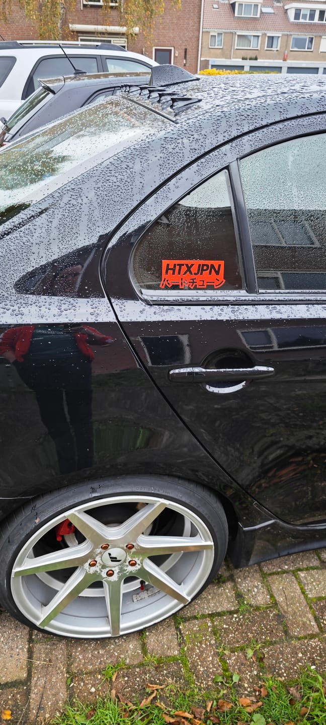 Customer photo review of HTXJPN Kanji Vinyl Sticker