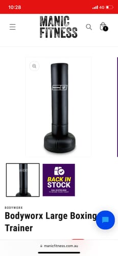Customer photo review of Bodyworx Large Boxing Trainer