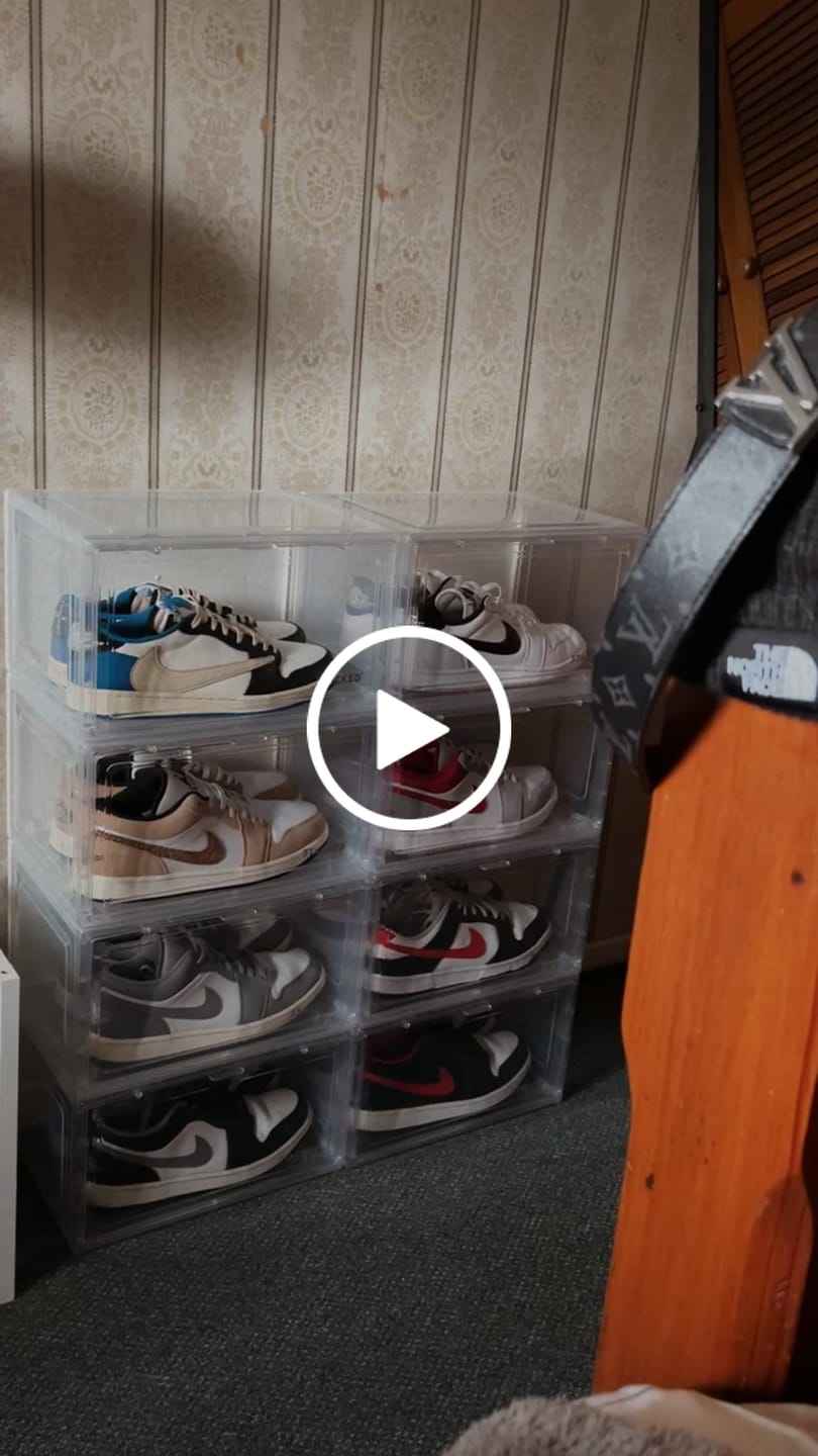 Customer video review of Stacked Magnetic Sneaker Display Case - White