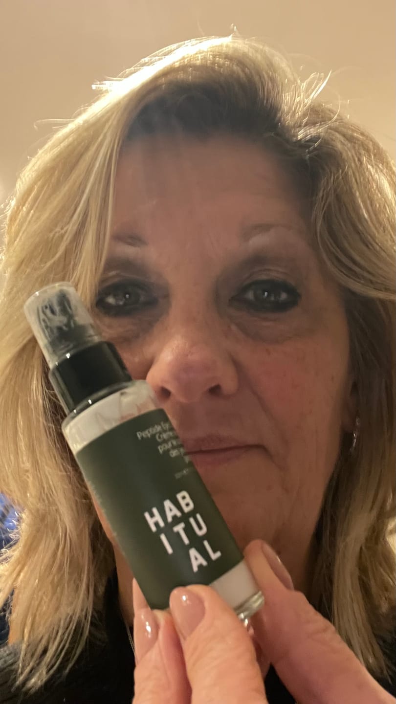 Customer photo review of Peptide Eye Cream 30ml