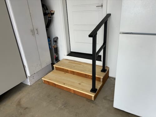 Customer photo review of Stair Handrail Kit