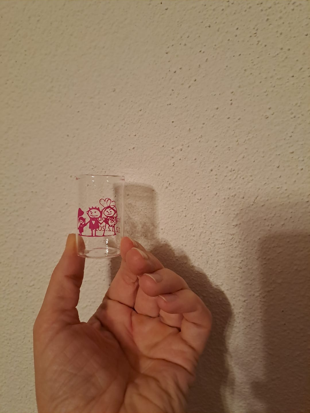 Customer photo review of Schnapsglas Standard bedrucken mit Text, Motiv, Logo