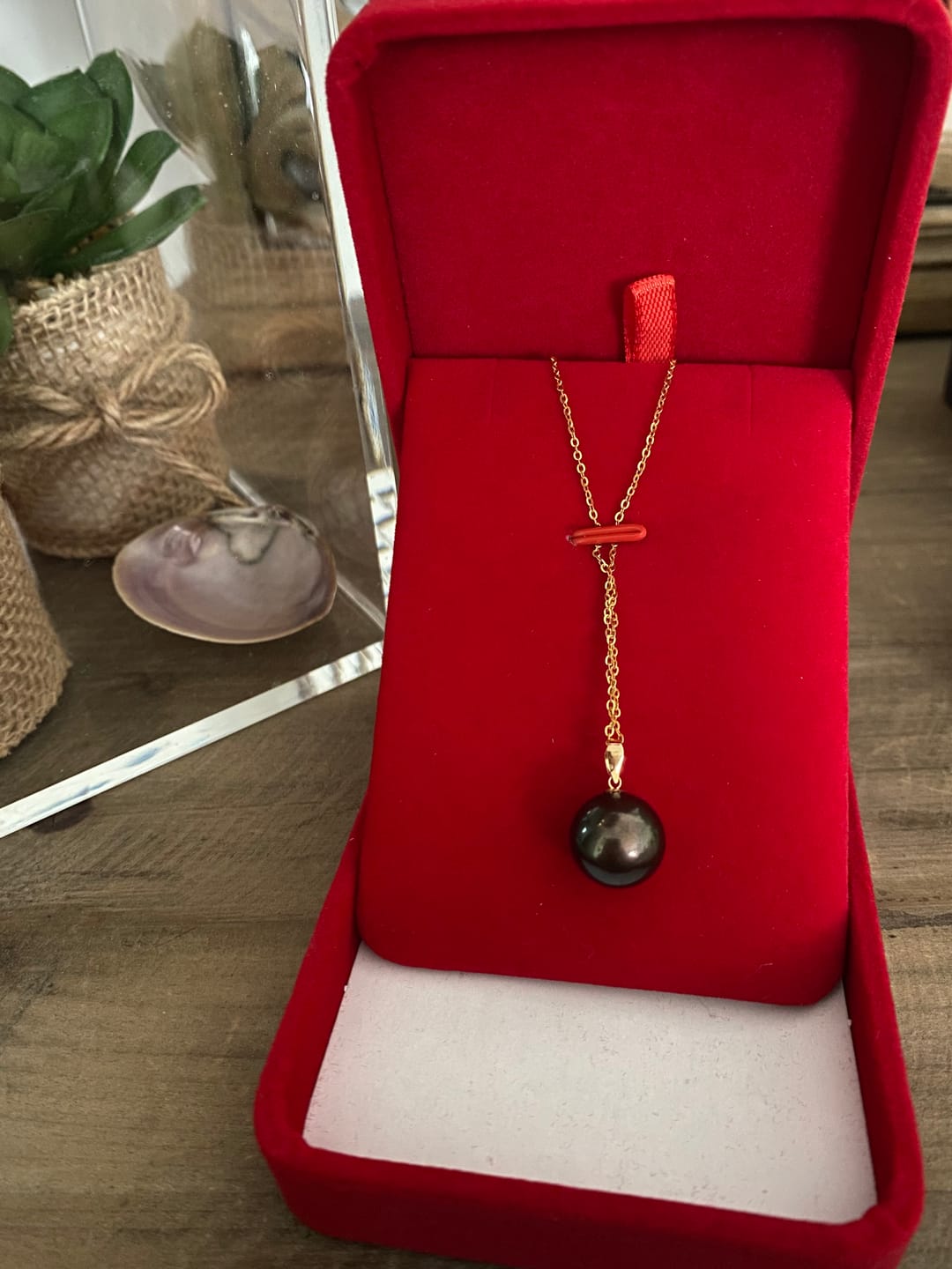 Customer photo review of Collier Perle de TahitiSoélie