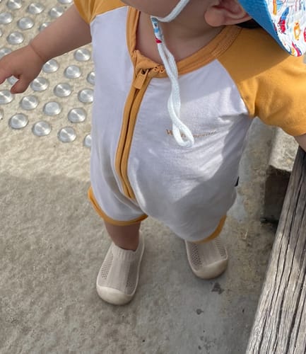Customer photo review of SOHLS Slip-on Toddler Shoe – Cloud