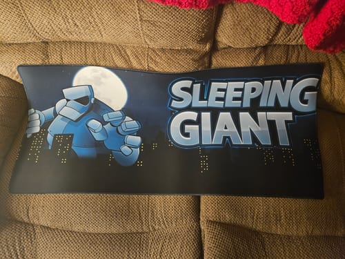 Customer photo review of Custom Design XLarge Mouse Pad