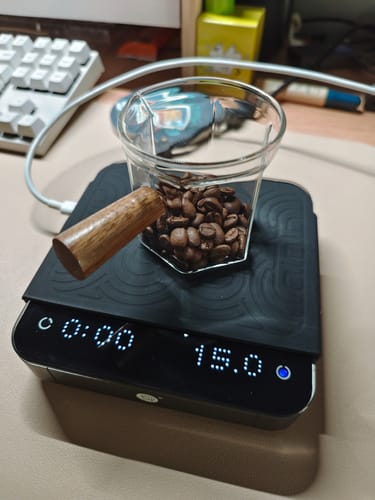 Customer photo review of Digital Coffee Scale - zeroHero®